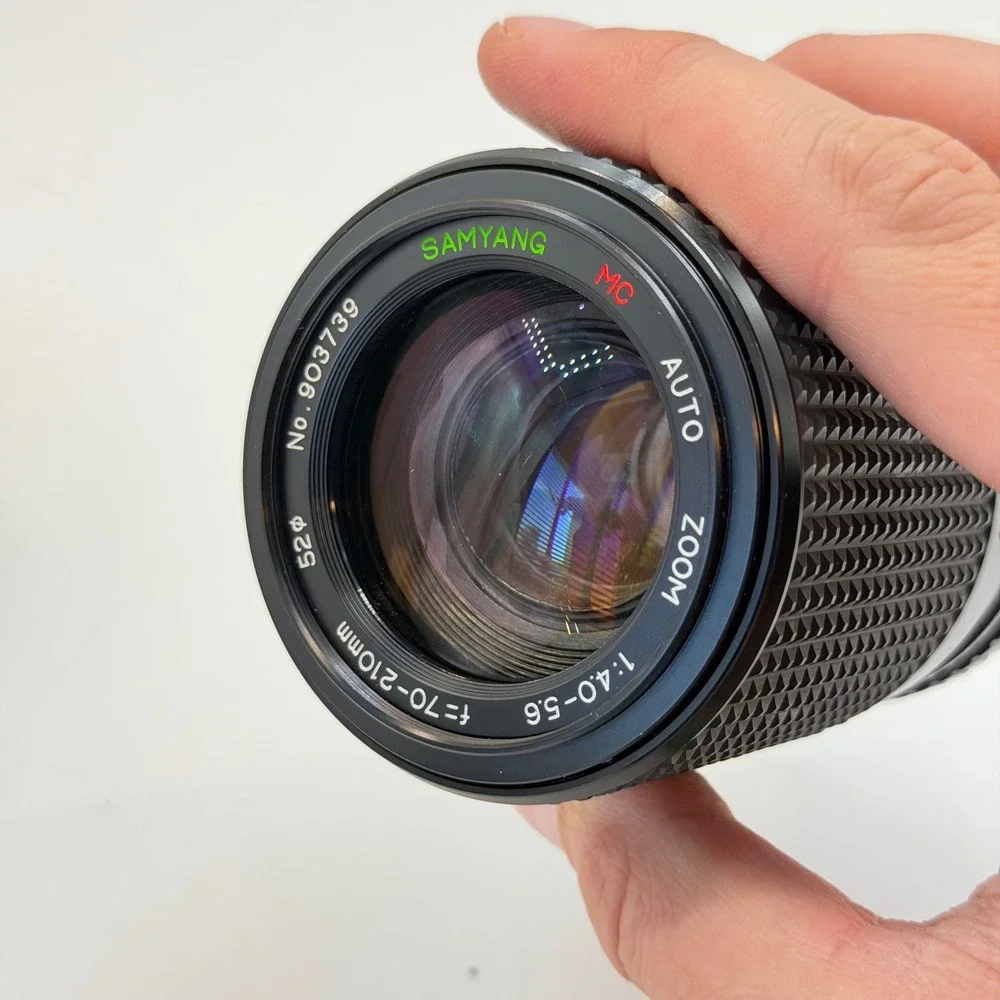 70-210mm f4-5.6 & Auto Aragon 200mm f3.5 Telephoto Lens Minolta SR Mount